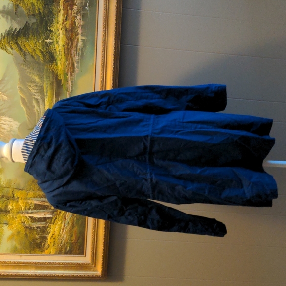 ModCloth Navy Blue Canvas Jacket - Picture 3 of 6